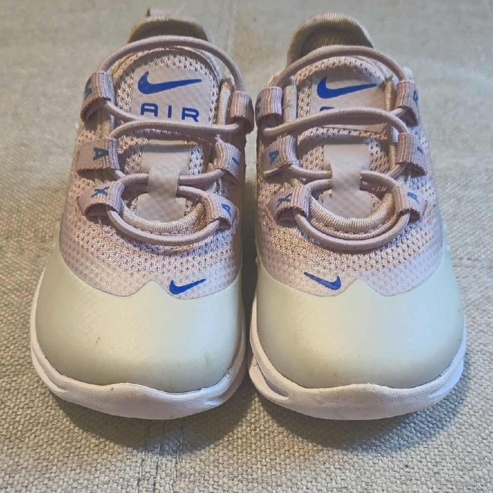 Gray and purple Nike Air Kids' Athletic Sneakers size 4 toddler.